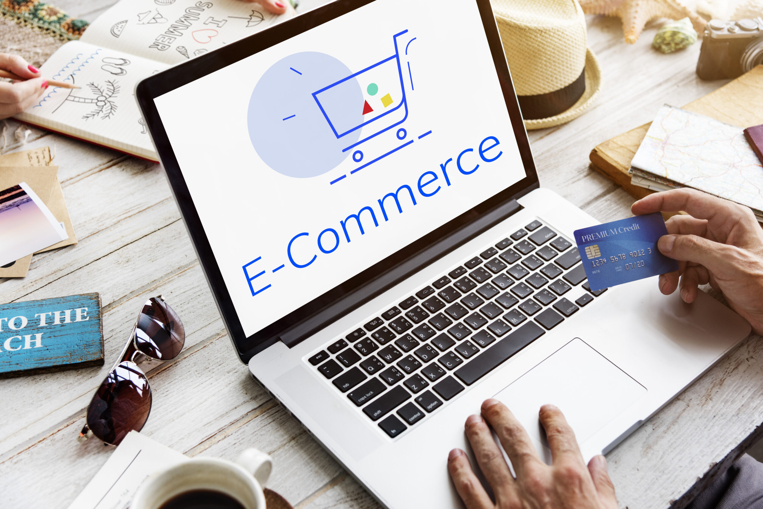 E-Commerce Shopping Cart Graphic